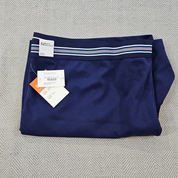 Sports Illustrated Men's Stretch Comfort Waist Shorts 4XL Blue NWT 6" Inseam - Picture 14 of 14